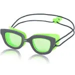 Speedo Kids' Sunny G Seasiders Goggle Monument/Lime