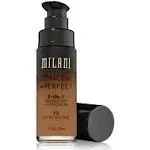 Milani Conceal + Perfect 2 in 1 Foundation + Concealer, Spiced Almond - 1 fl oz bottle