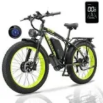 KETELES 2000W Dual Motor E-Bike 26&#034; Fat Tire 48V 23Ah Mountain Bicycle 35MPH US