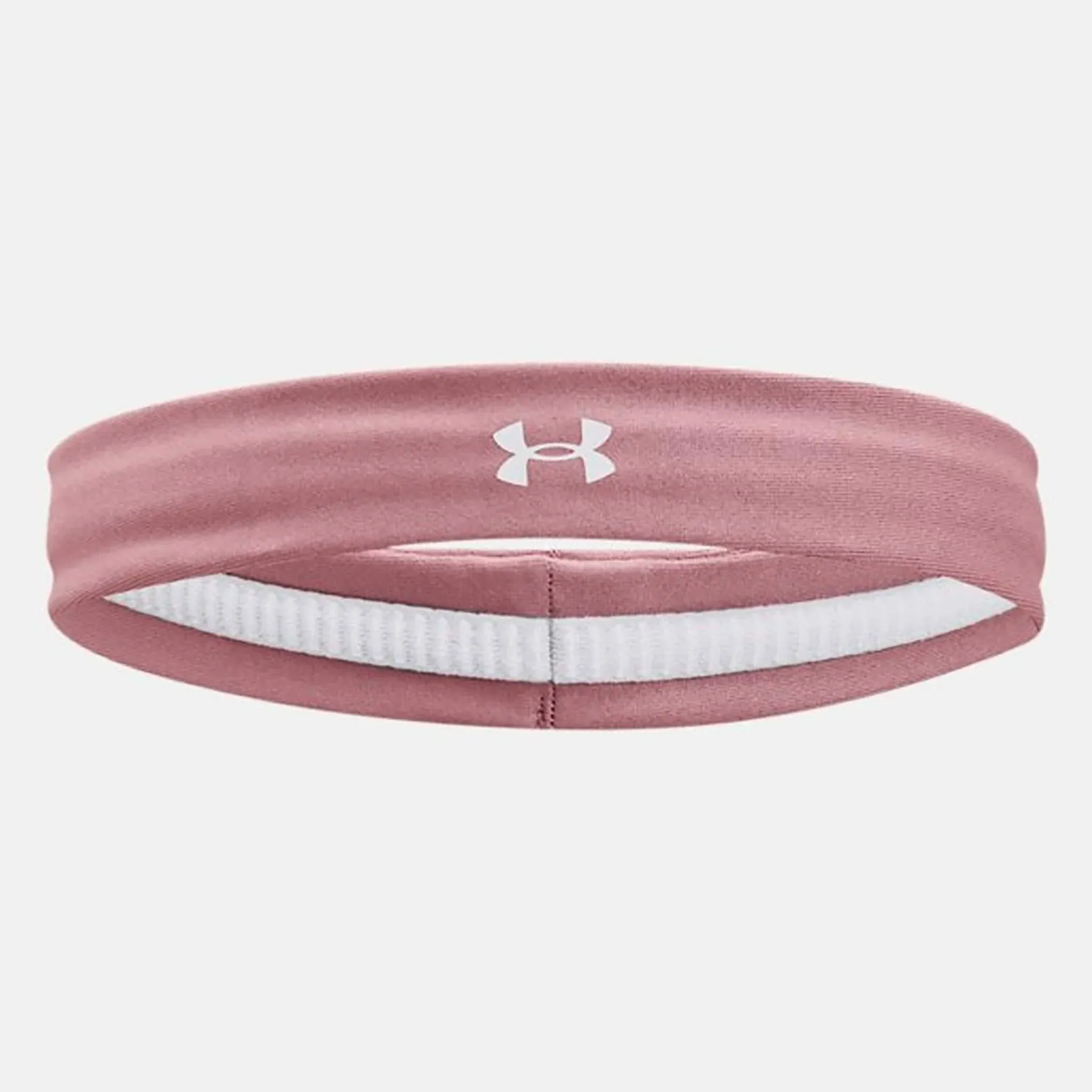 Under Armour Women's Play Up Headband Pink Elixir / White