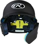 Rawlings Mach Adjust Matte Batting Helmet Junior - Black - RHB