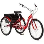 Schwinn Meridian Deluxe Adult Tricycle Bike 26-inch Red