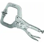 Irwin 18" "The Original" Vise Grip Locking C-Clamp with Swivel Pads