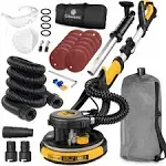 Electric Drywall Sander with Vacuum, 6.5-amp, Auto Dust Absorption, 7 Variabl...