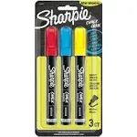 Sharpie Chalk Marker, Wet Erase, Medium - 3 chalk markers