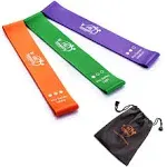 Fit Simplify Pro Series Resistance Loop Exercise Bands, Set of 3