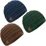 KeaBabies 3-Pack Warmzy Baby Beanies