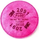 3M - 2091 - P100 - Particulate Filter