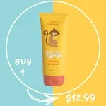 T is for Tame - Hair Taming Cream for Kids, All-Natural for Frizz & Flyaways, Coconut Oil & Jojoba Leave in Cream, Safe for Babies & Toddlers, Not Sticky or Greasy, Straight or Curly Hair