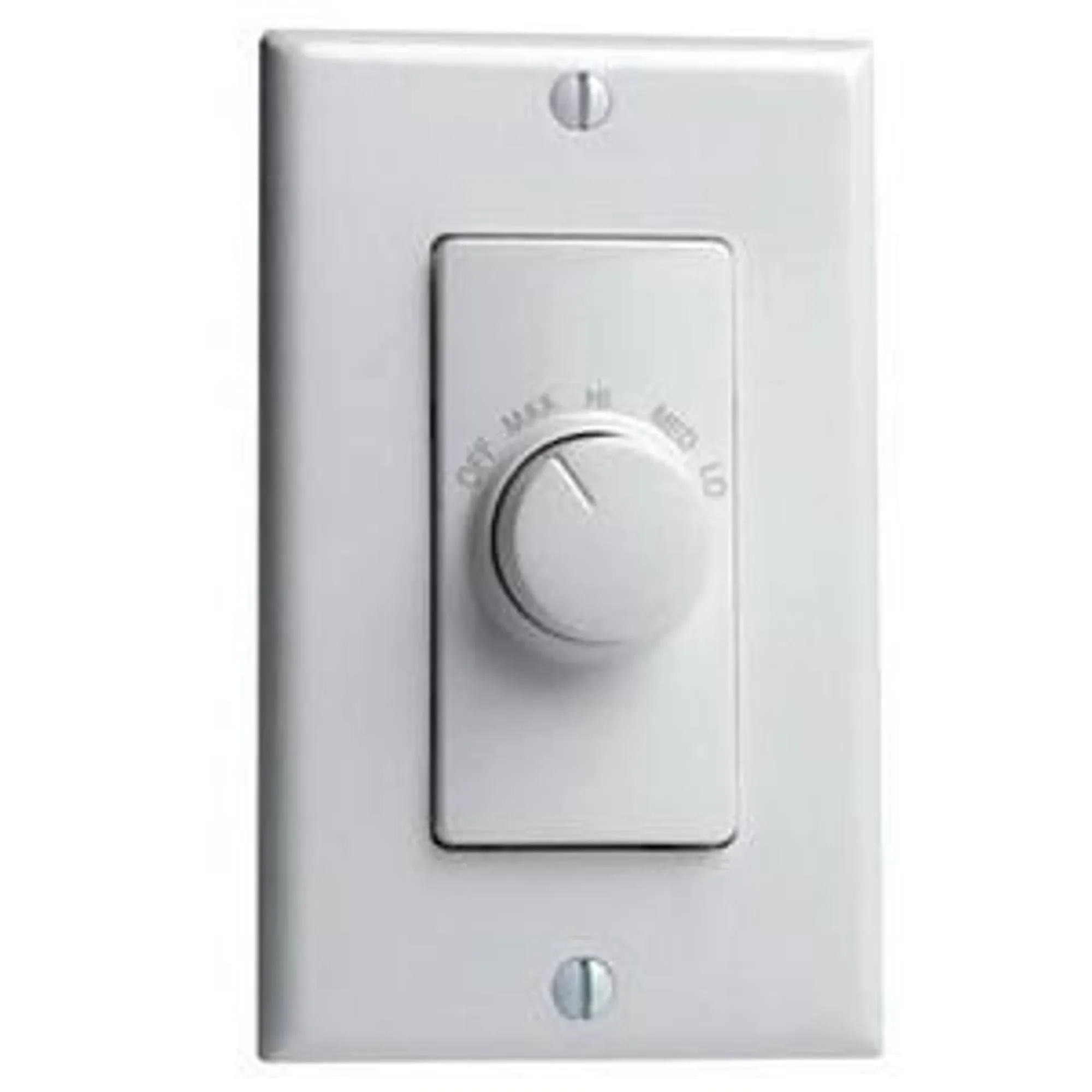 Leviton 4-Speed Fan Control - RTF01-10Z - White - Rotary - Single Pole - 1.5 Amp