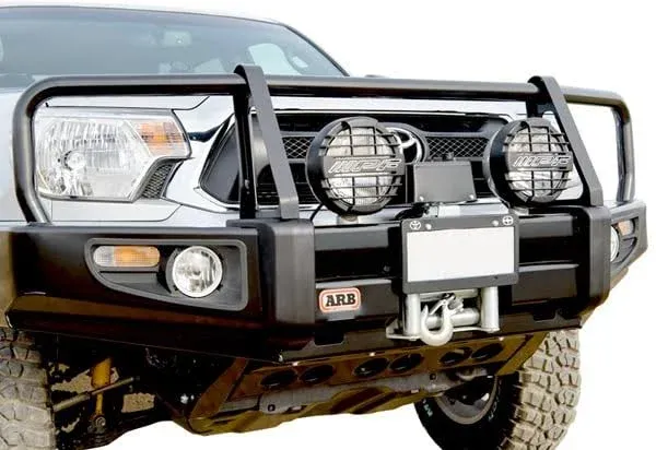 ARB 3421520 Toyota 4 Runner 2010-2013 Deluxe Front Bumper Winch Ready with Grille Guard, Black Powder Coat Finish | BumperStock