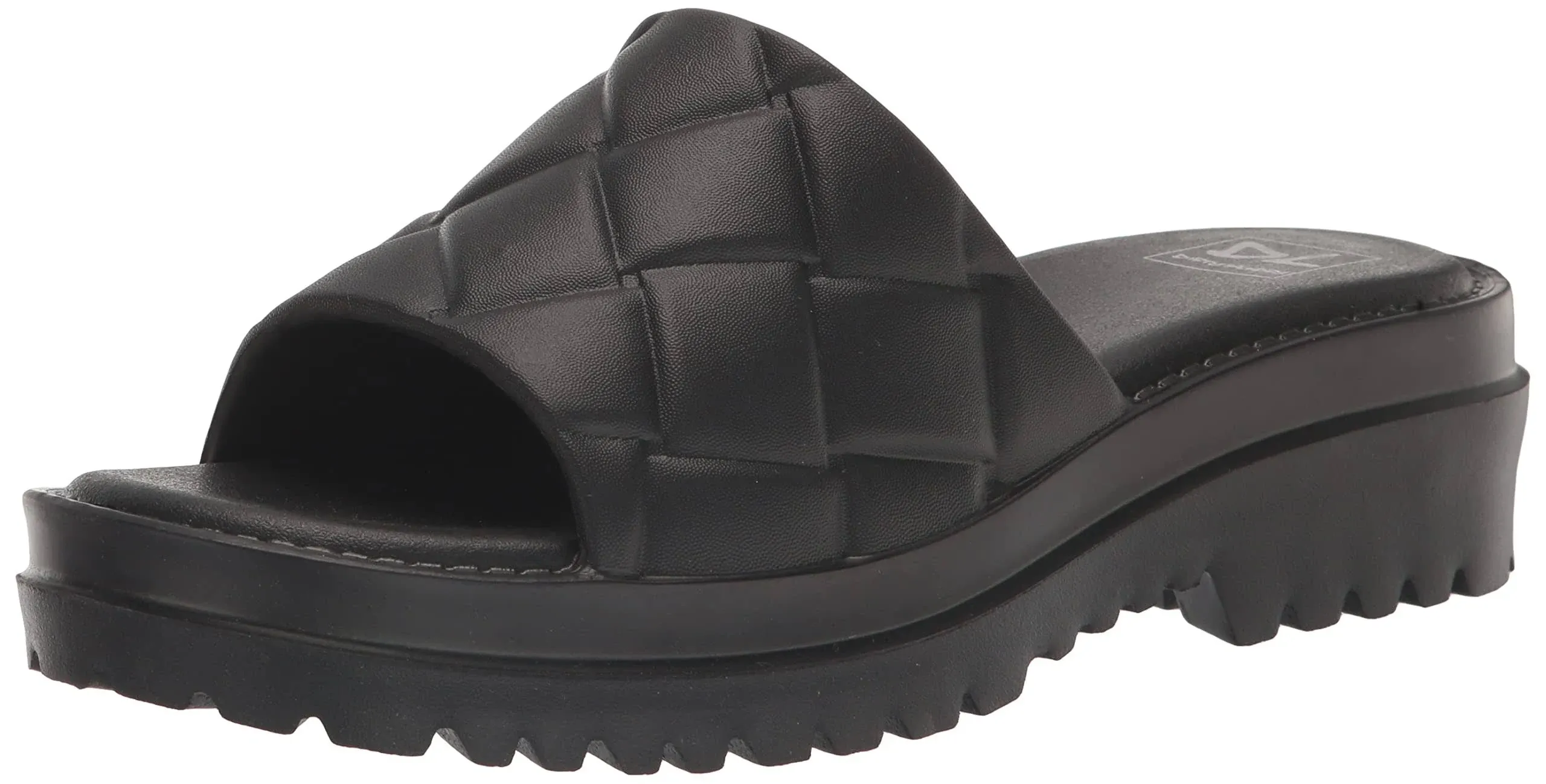 Dirty Laundry Lightning Slide Sandal in Black