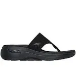 Skechers Womens Go Walk Arch Fit Spellbound Sandal - Black