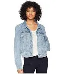 Free People - Rumors Denim Jacket in Light Indigo, XS / Light Indigo