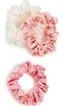 Slip Pure Silk 3-Pack Large Scrunchies - Sea Mist