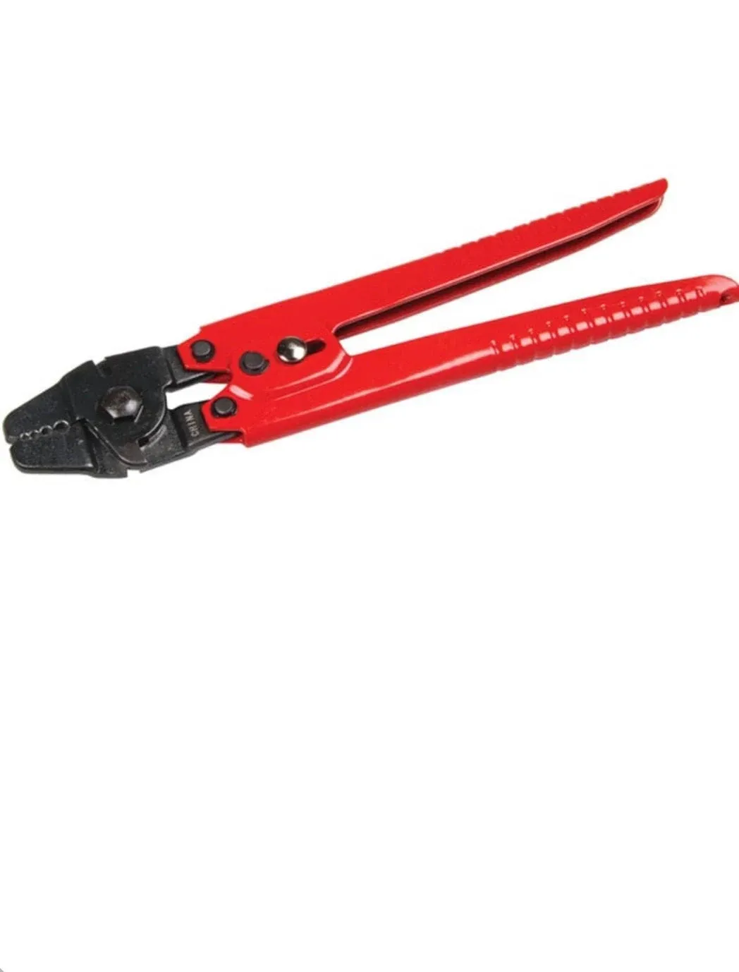 Hand Crimper | 4 Position Crimper Tool | Hand Swager | Handles with Side Cuts | Wire Stripping Tool | For Crimping Wires, Double Sleeves & Mono