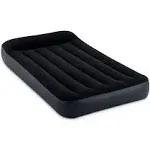 Intex Dura Pillow Rest Classic Blow Up Mattress Air Bed with Pump, Twin