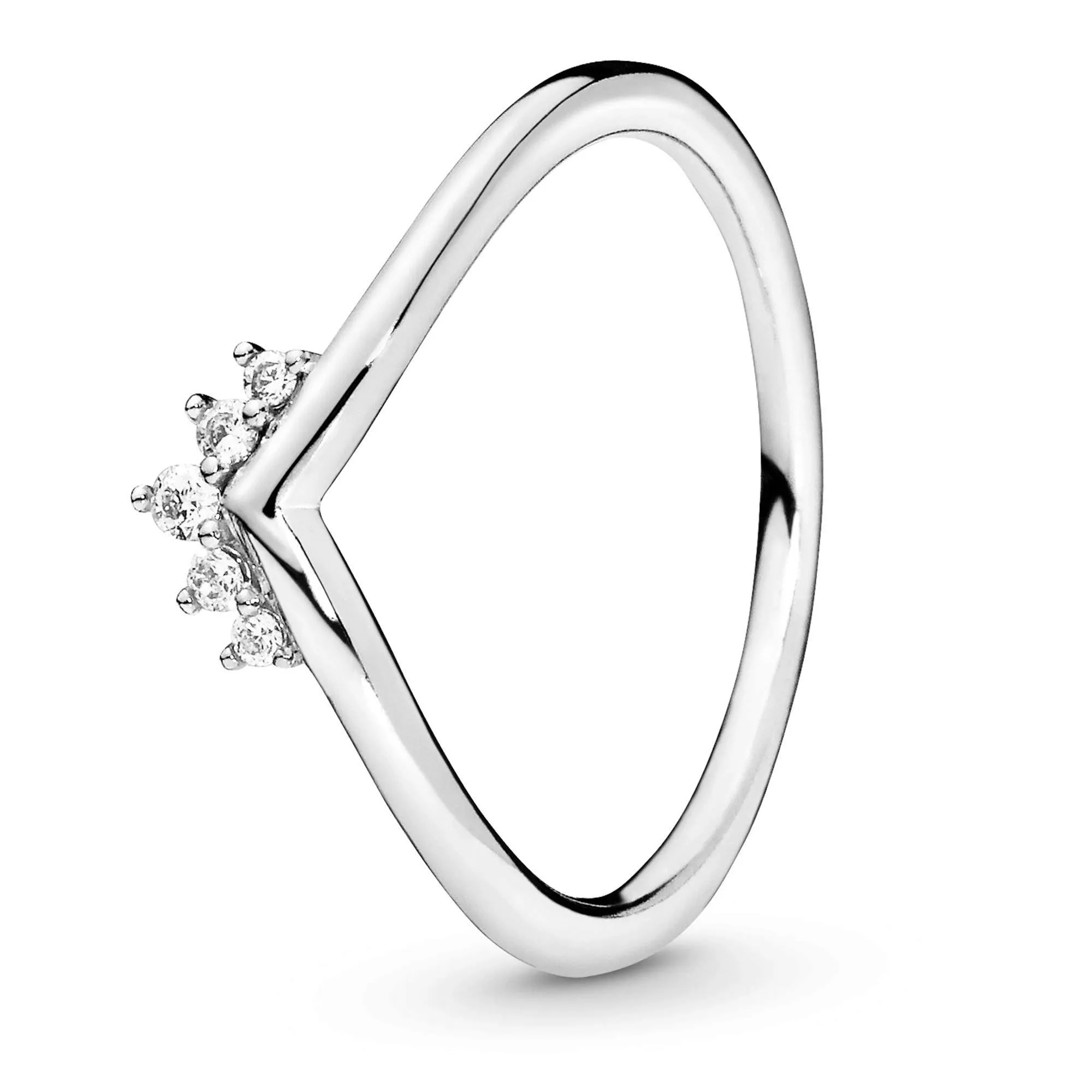 Pandora | 198282CZ Tiara Wishbone Ring 9 / Silver