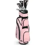 10 Pcs Womens Complete Golf Club Set with Alloy Driver | Costway