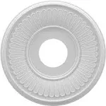 Ekena Millwork CMP13BE Berkshire Thermoformed PVC Ceiling Medallion (Fits Canopi