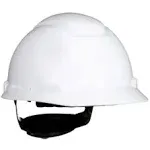 3M SecureFit Hard Hat H-701SFR-UV White 4-Point Pressure Diffusion Ratchet Suspension with Uvicator 1 Each