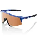 100% Speedcraft Sunglasses Gloss Cobalt Blue; HiPER Copper Mirror