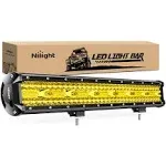 Nilight LED Light Bar 420W 20inch Triple Row Flood Spot Combo 42000lm Fog Driving for 4WD ATV SUV Off-Road Trucks Boats, Size: One Size