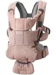 BabyBjörn Baby Carrier Free - Dusty Pink, 3D Mesh