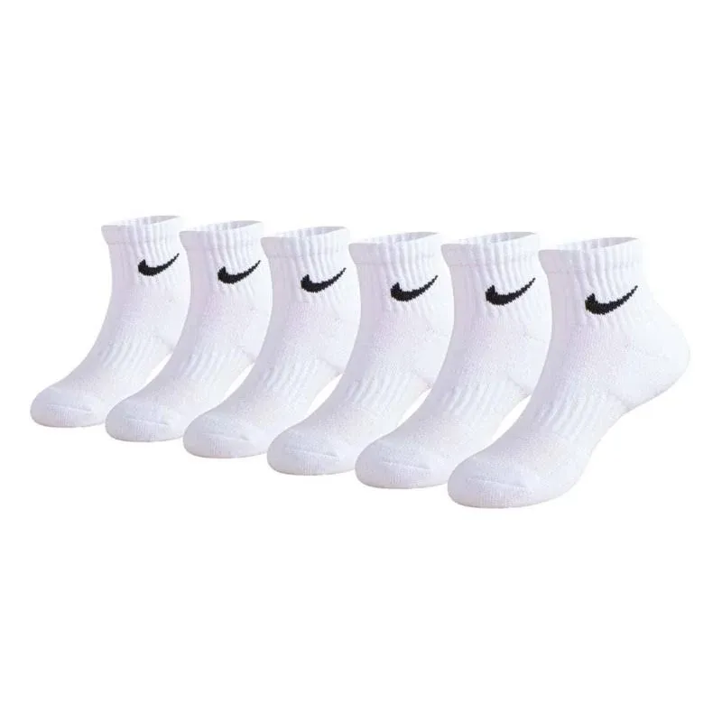 Nike - Kids - 6-Pack Black Ankle Socks