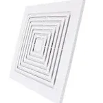 S97011723 Broan Bath Bathroom Ceiling Fan Grille Grill Cover Plastic White Color