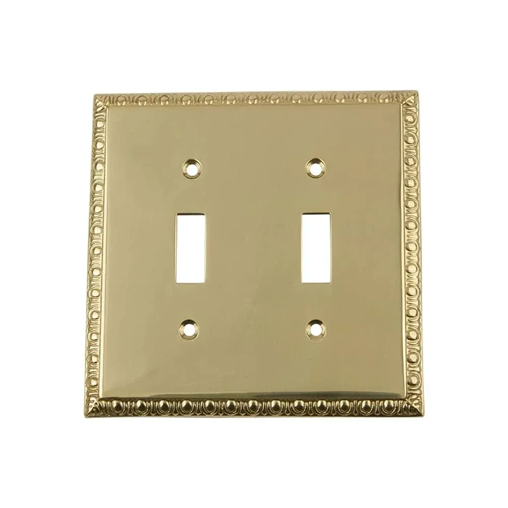 Nostalgic Warehouse Egg & Dart Deco Electrical Outlet Switch Plate Cover