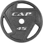 Cap Barbell 2-Inch Olympic Grip Plate 45-Pound