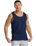 Hanes Originals Men's Tri-Blend Tank Top Athletic Navy Heather M