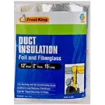 Frost King 12 in x 15 ft Fiberglass Foil Duct Insulation