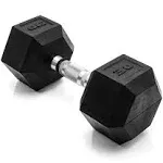 Cap Barbell 30 lb Coated Hex Dumbbell Weight, New Edition