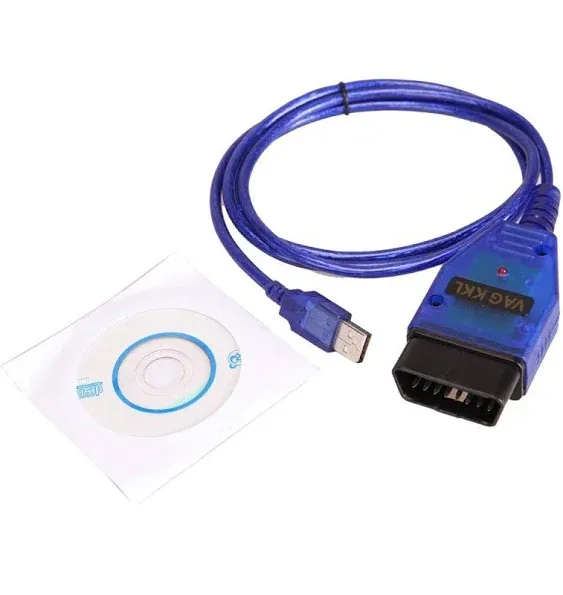 OBD2 KKL 409.1 VAG-COM USB Cable Auto Scanner Tool Suitable for Skoda, VW and Seat