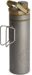 Grayl UltraPress Titanium Filter & Purifier Bottle, Brown