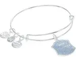 'You Are Stronger Than You Think' Charm Bangle Bracelet