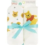 Disney Winnie The Pooh Hooded Baby Towel 2 Pack