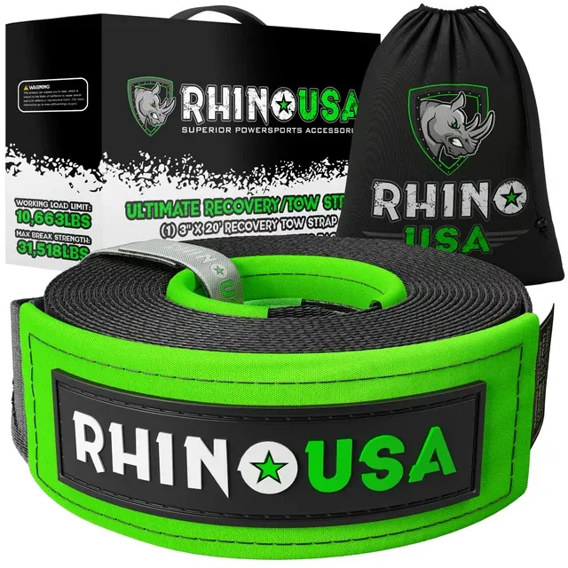 Rhino USA Recovery Tow Strap