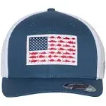 Columbia 183681 PFG Fish Flag Mesh™ Flexfit® Cap