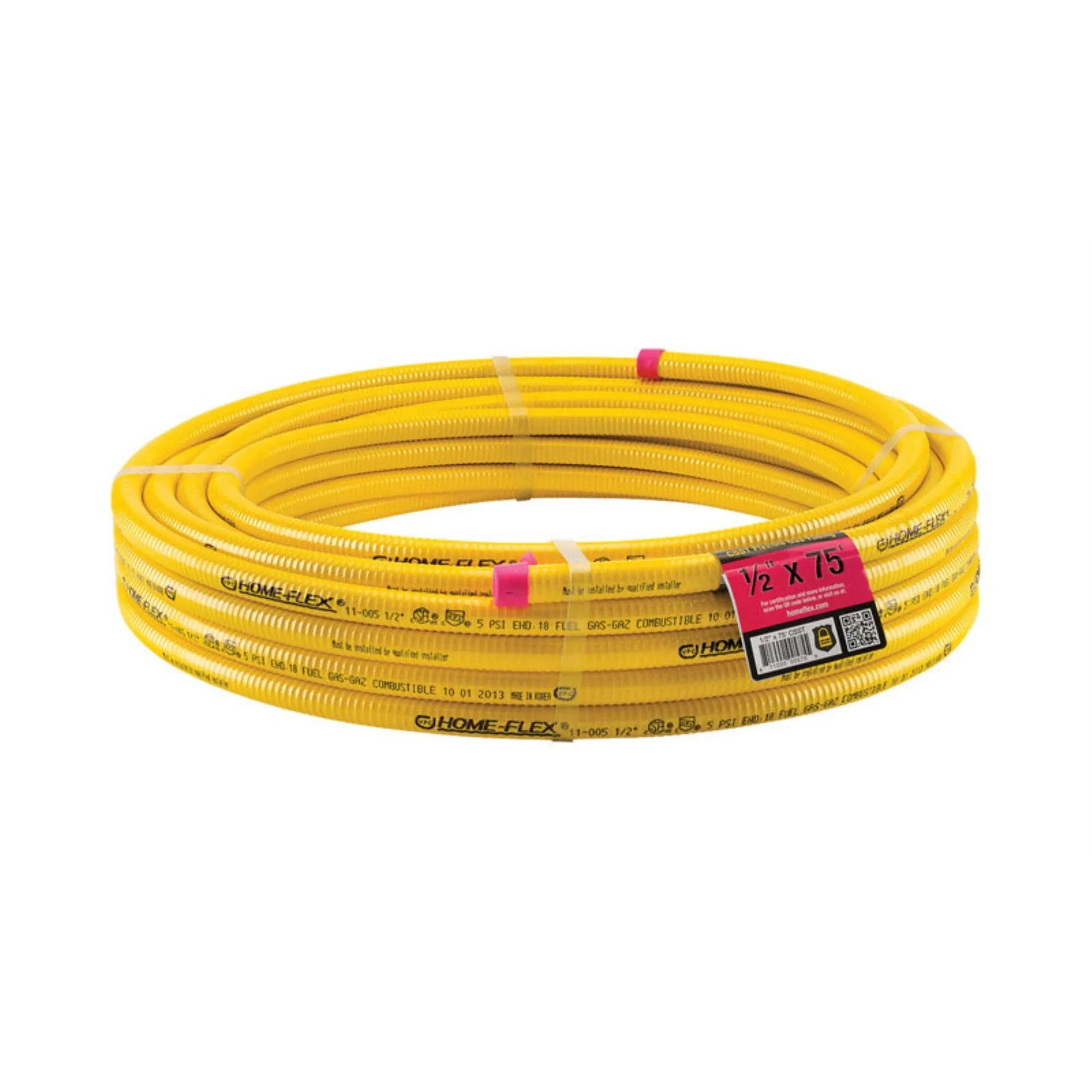 Home-Flex 1/2 in. Dia. x 25 ft. L CSST Flexible Gas Tubing