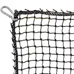 Just for Nets #18 Nylon Golf High Impact Net, 3/4" Mesh, Black