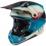 Fly Racing Formula CP Rush Helmet Black Stone Dark Teal XL