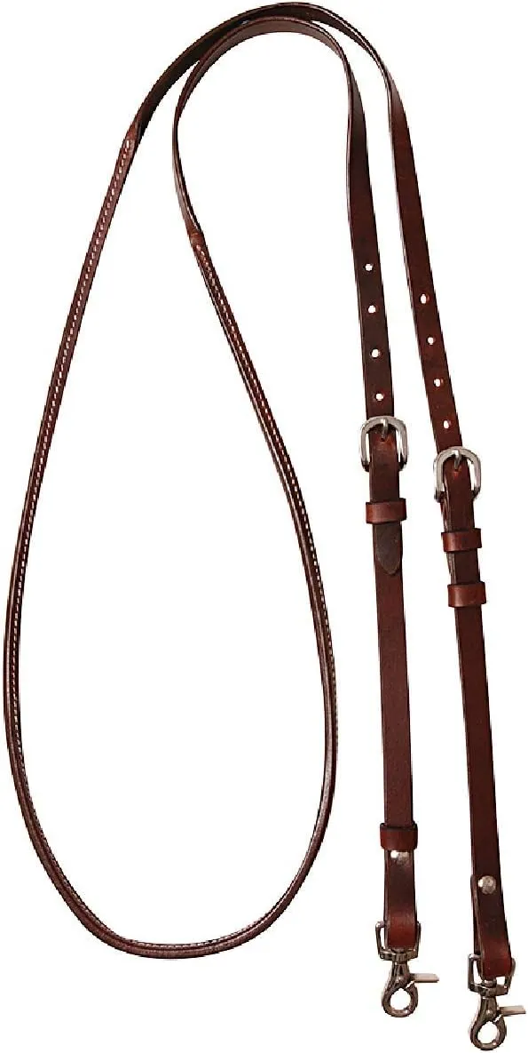 13CE Cashel Company Adjustable Reins 8Ft Chocolate