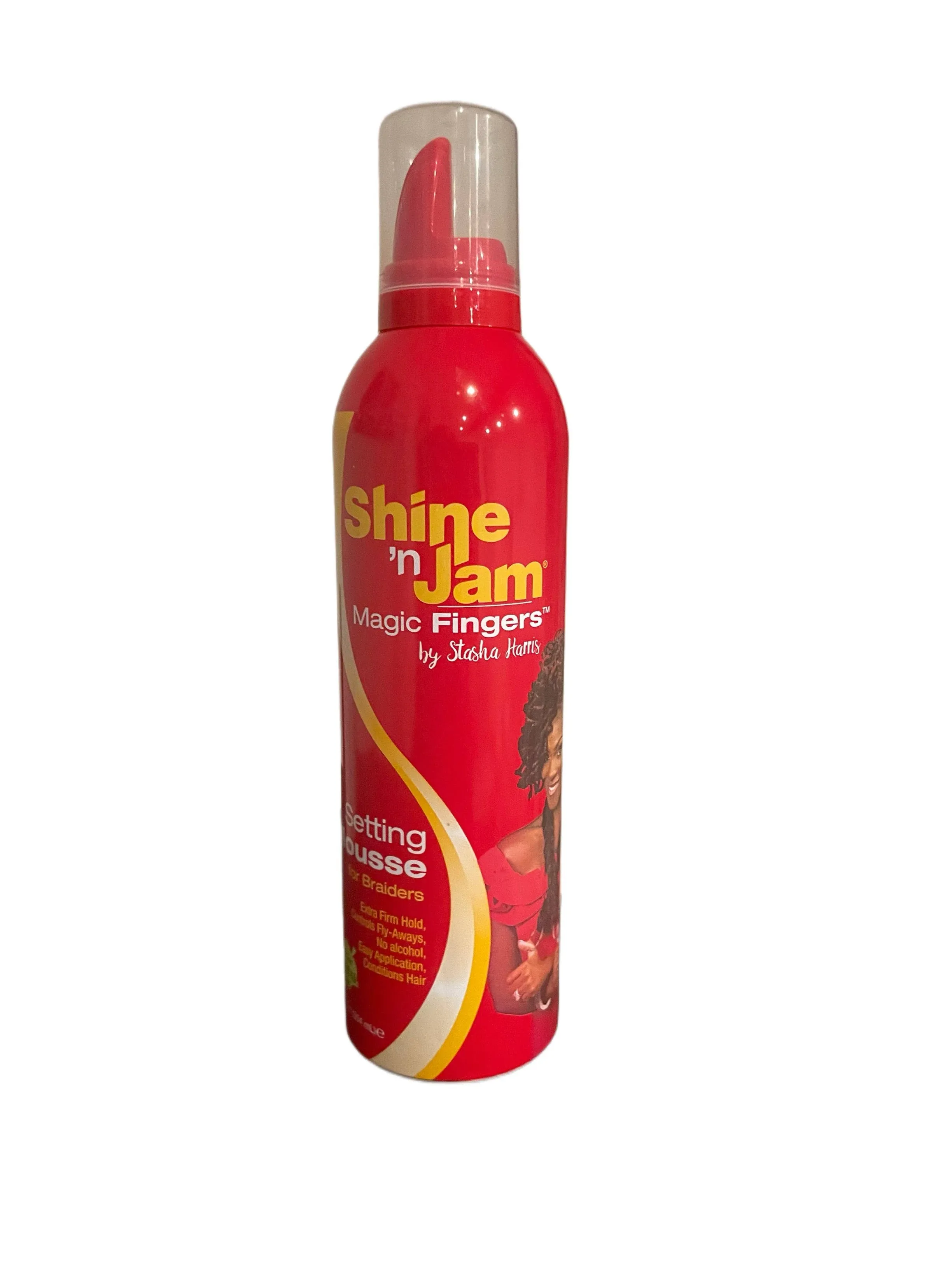 Shine 'N Jam Magic Fingers Setting Mousse, for Braiders - 12 fl oz