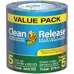 Duck Clean Release Blue Painter's Tape 1.88 in x 60 yd