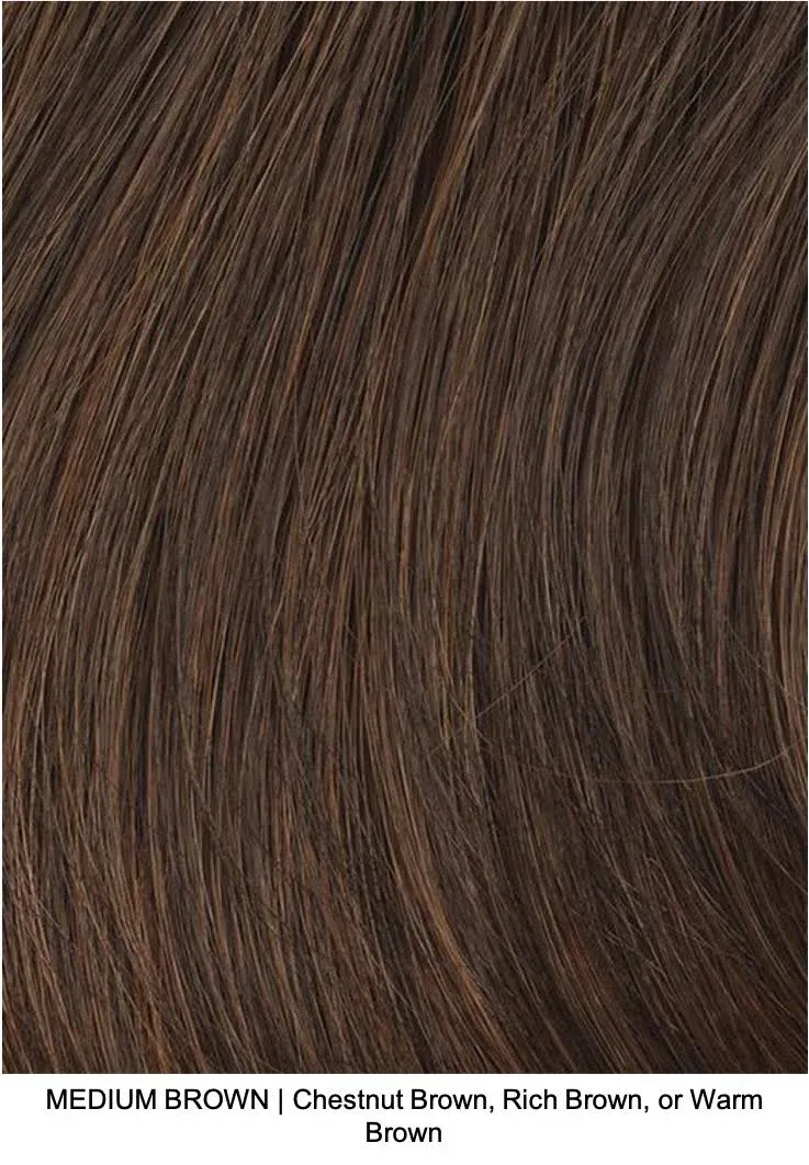 Trendsetter Large HF Synthetic Wig by Toni Brattin Medium Brown-Ss