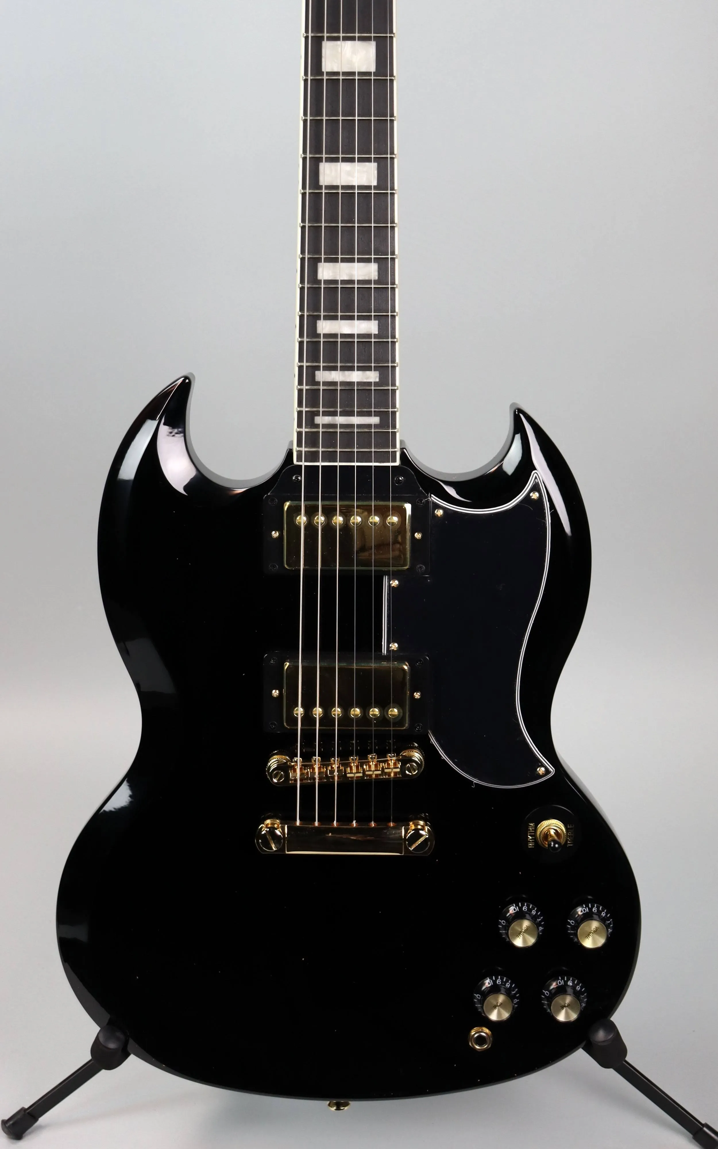 Epiphone SG Custom Electric Guitar Ebony Gold Hardware