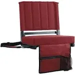 Sport Beats Stadium Seat for Bleachers with Back Support and Wide Padded Cush...